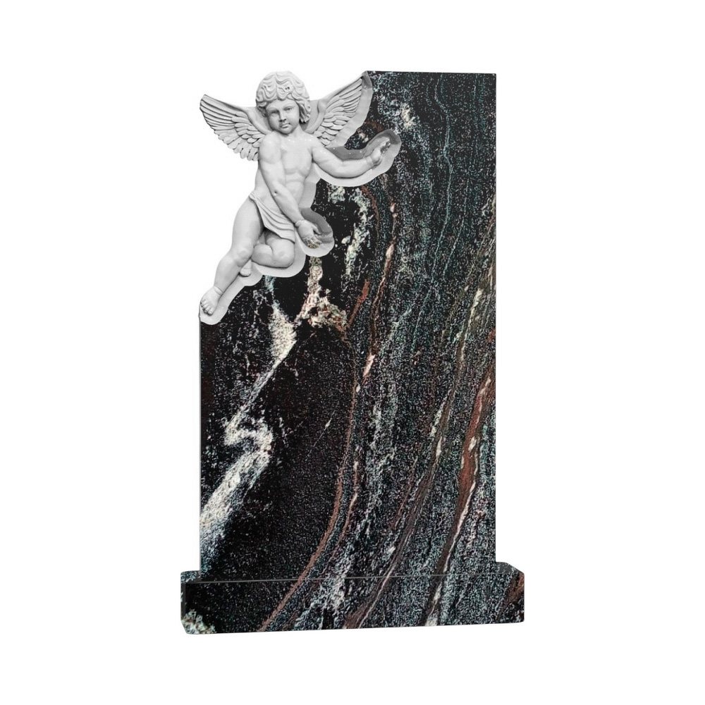 Резной памятник Детские 001/524 — Гранатовый амфиболит, товар №313